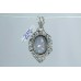 Handmade 925 Sterling Silver Pendant Mystique Quartz Gemstone with filigree work